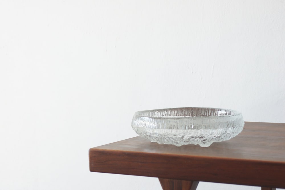 Ice Glass Lunaria Bowl by Tapio Wirkkala for Iittala - 2