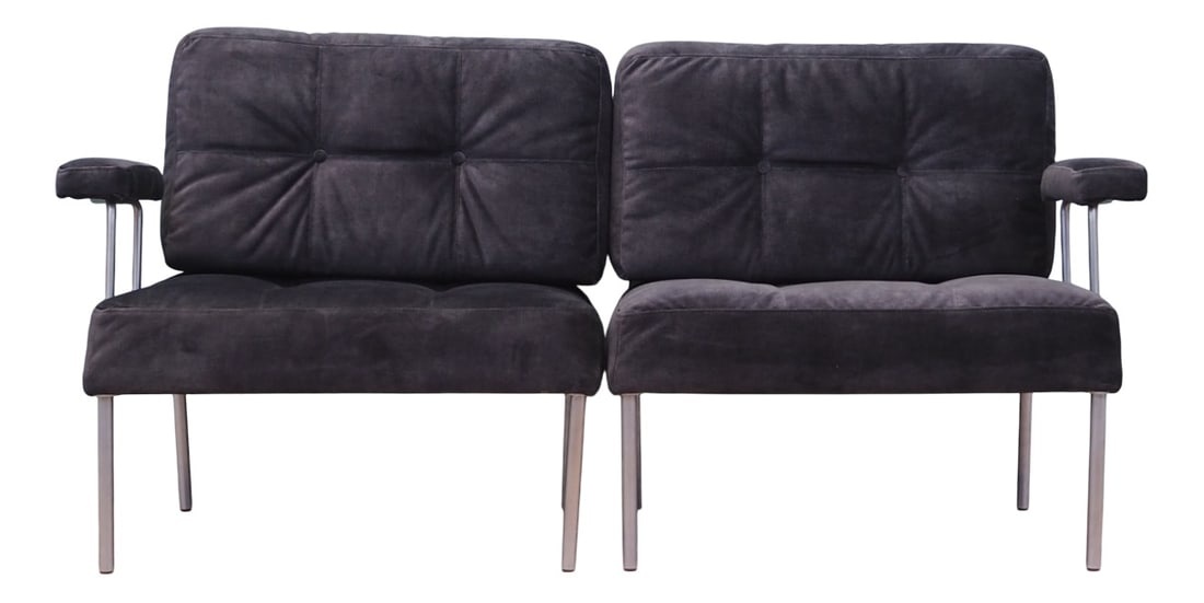 Sofa by Poul Cadovius for France & Søn, Set of 2: The modular sofa made in the 1960s. It was produced by the renowned Danish manufacture France & Son. Designed by the icon of Danish design Poul Cadovius.The structure of the furniture was made of