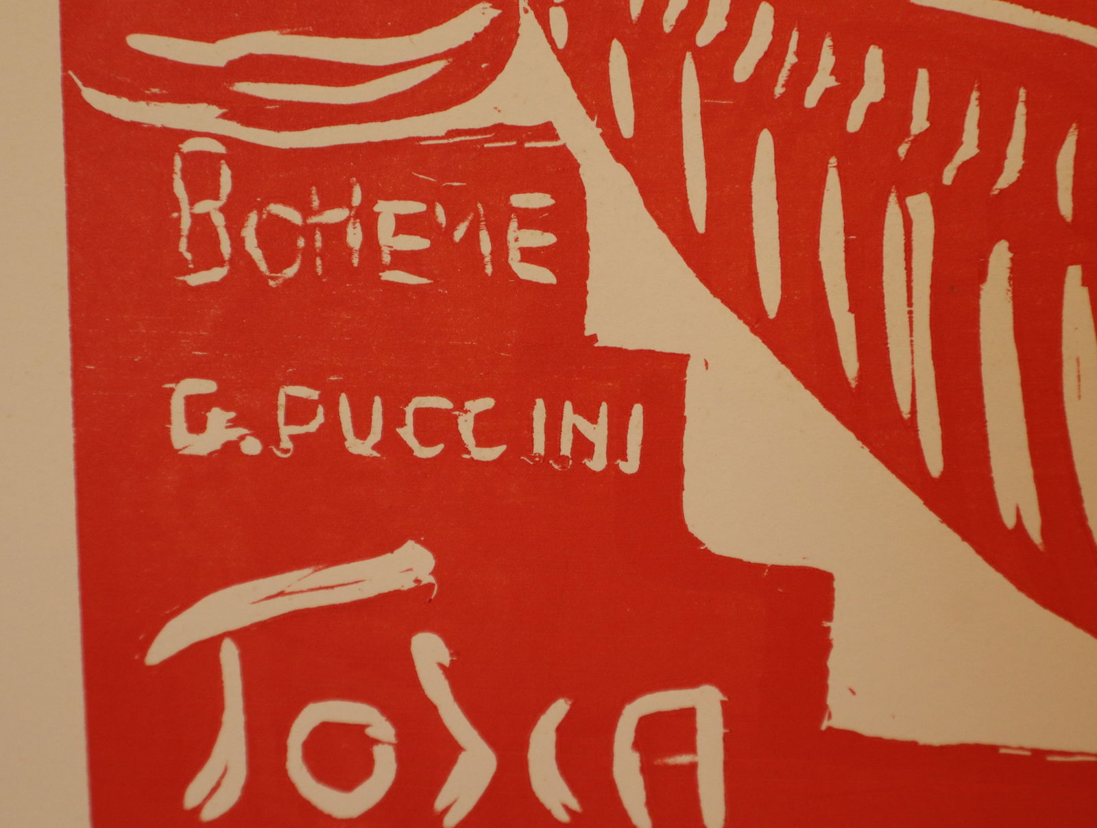 Bellora, Puccini's Tosca Bohème, Lithograph, Framed - 7