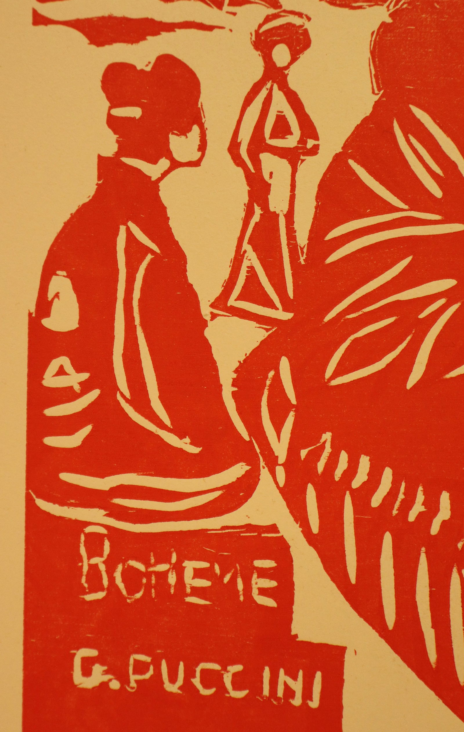 Bellora, Puccini's Tosca Bohème, Lithograph, Framed - 8