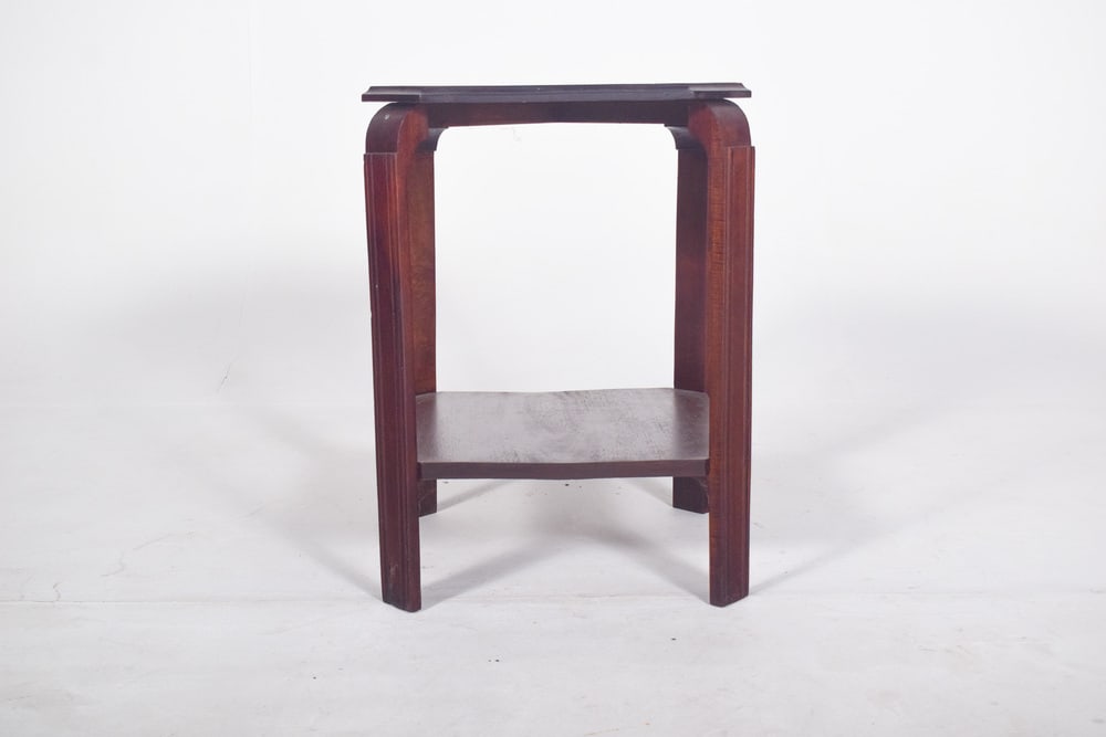 Art Deco Mahogany Side Table, 1930s - 2