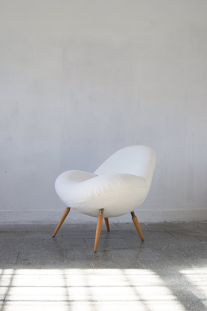Boucle Lounge Chair by Fritz Neth for Correcta - 4