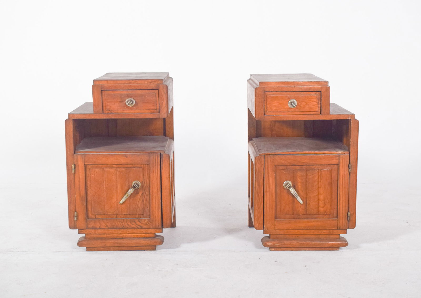Art Deco Portuguese Bedside Tables, 1920, Set of 2 - 10