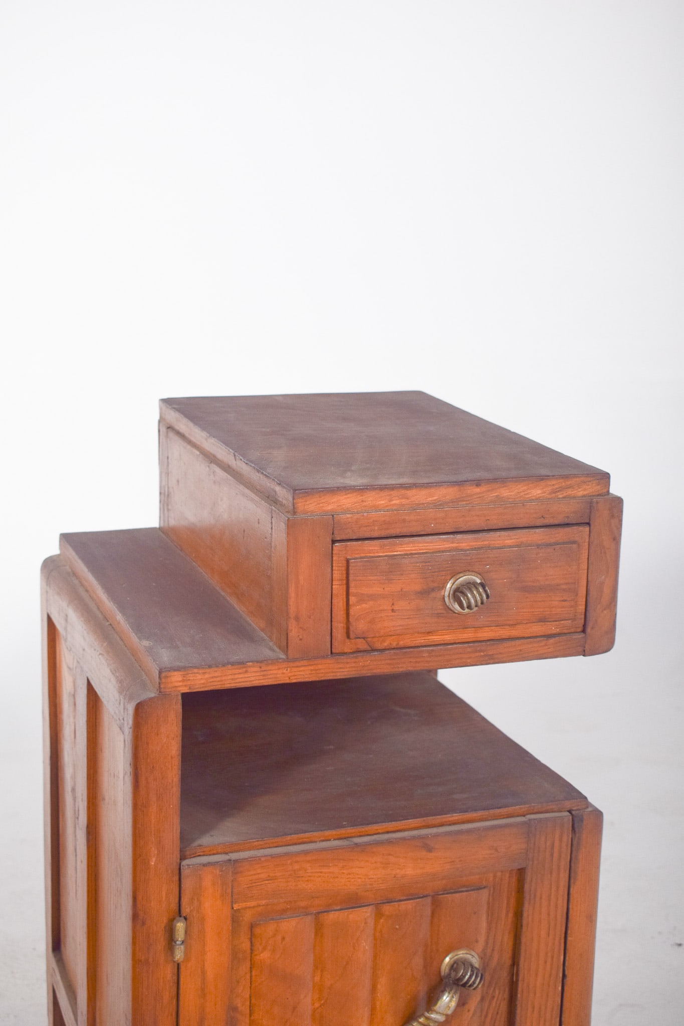 Art Deco Portuguese Bedside Tables, 1920, Set of 2 - 5