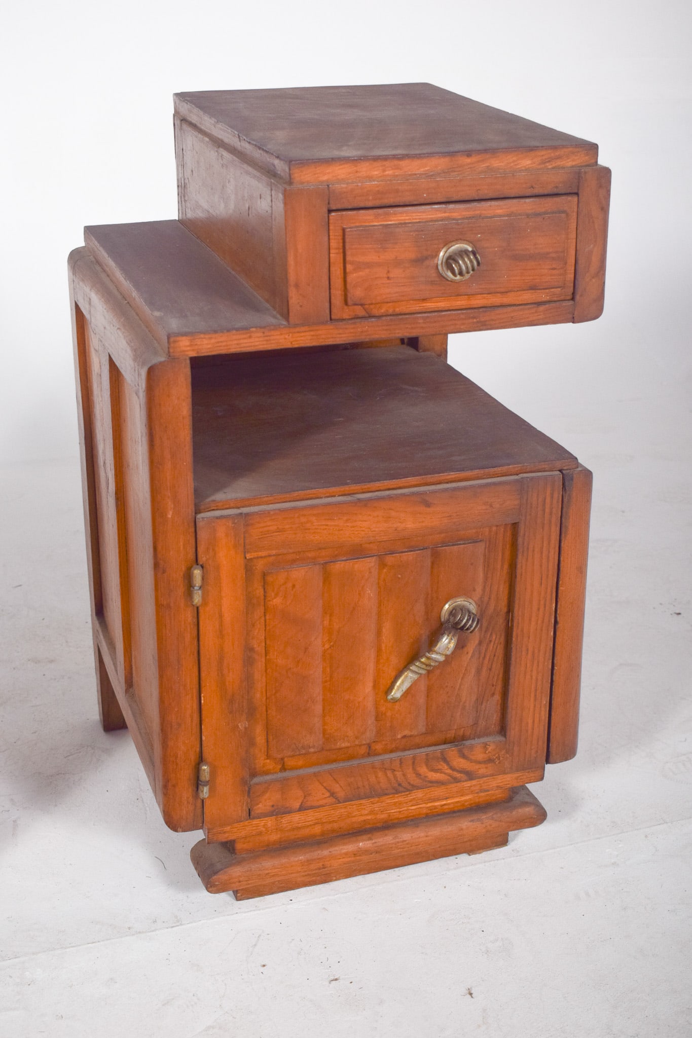 Art Deco Portuguese Bedside Tables, 1920, Set of 2 - 7