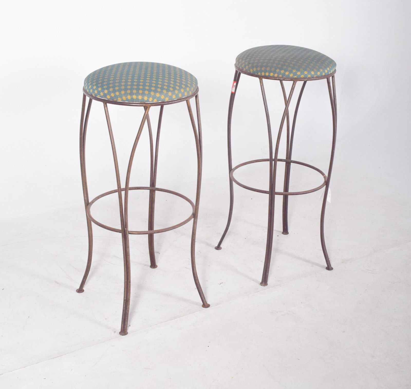 Mid-Century Danish Metal High Stools, 1960s, Set of 2 - 10