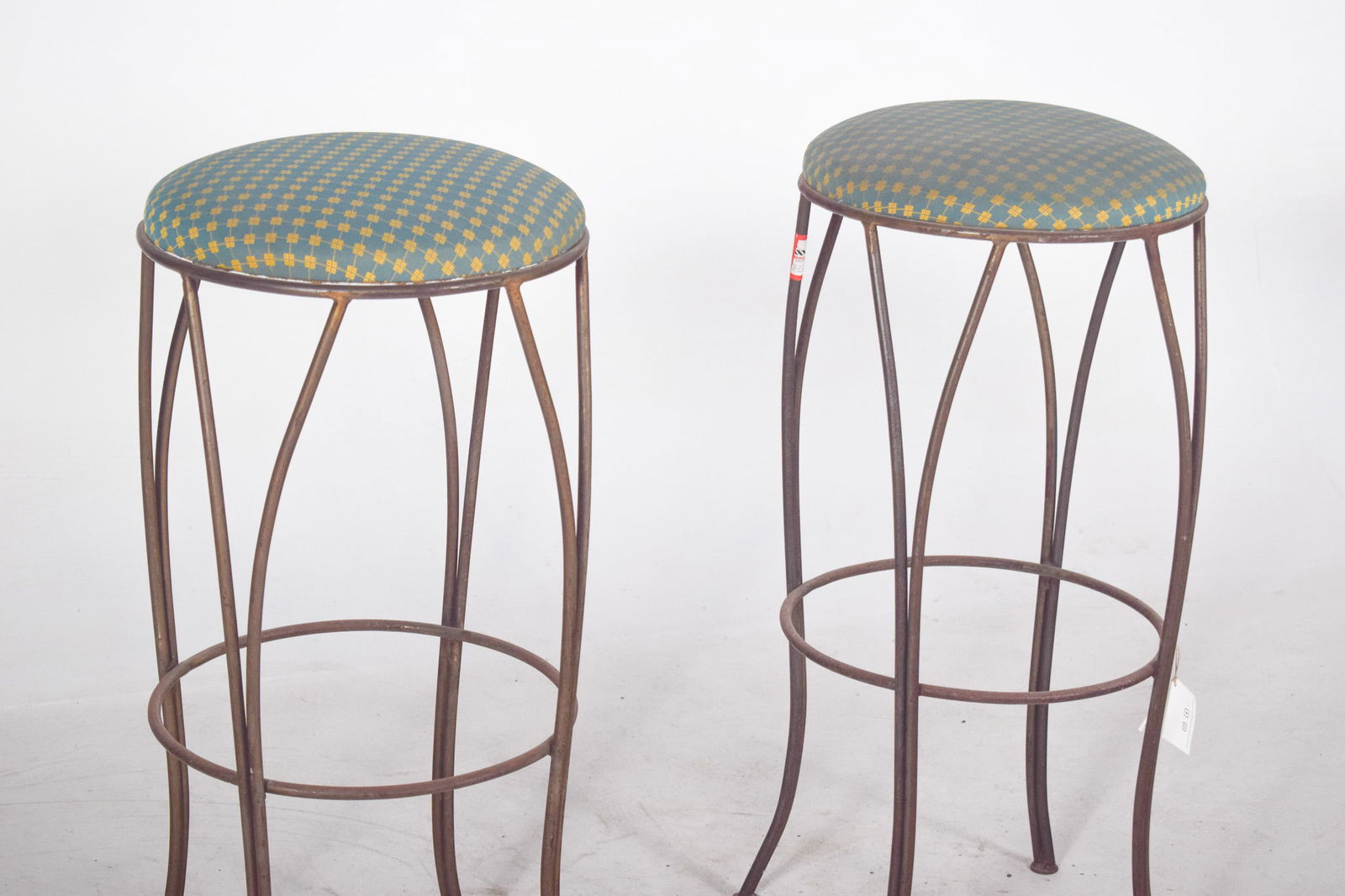 Mid-Century Danish Metal High Stools, 1960s, Set of 2 - 2