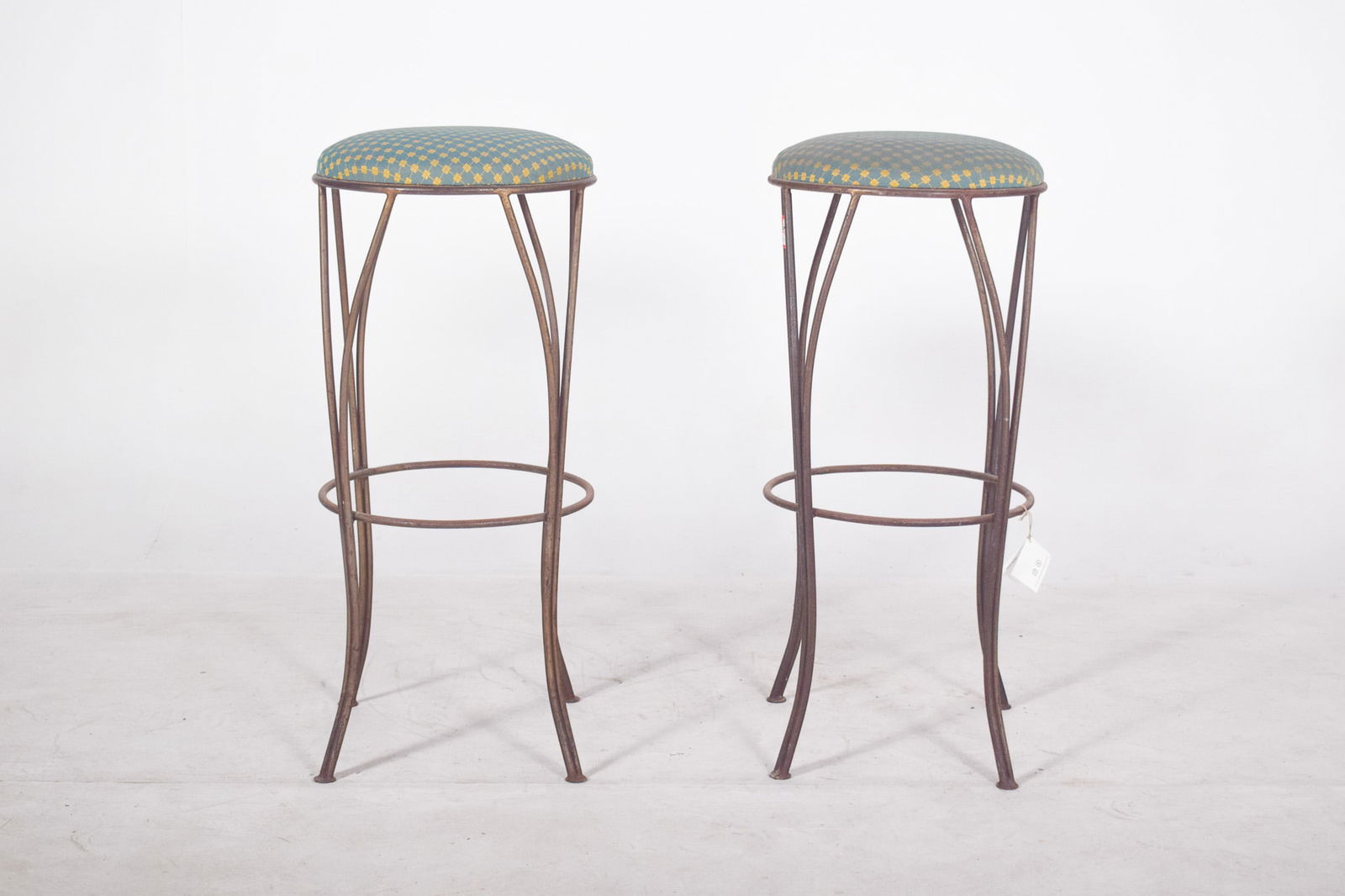 Mid-Century Danish Metal High Stools, 1960s, Set of 2 - 3