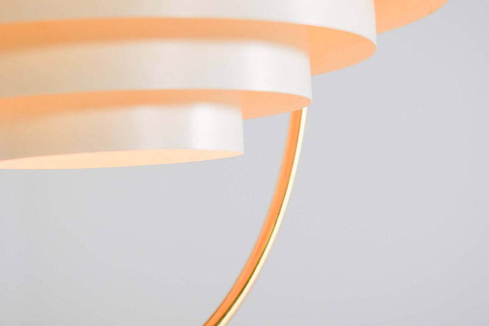 Mid-Century Space Age Pendant Light, Denmark, 1970s - 8