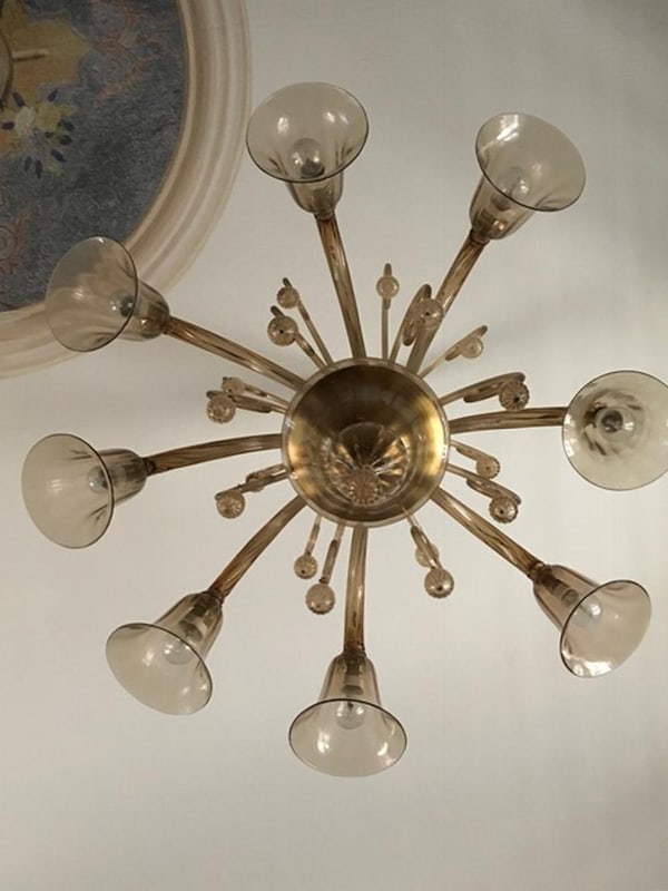 Mid-Century Murano Blown Glass Chandelier, Italy, 1960s - 3