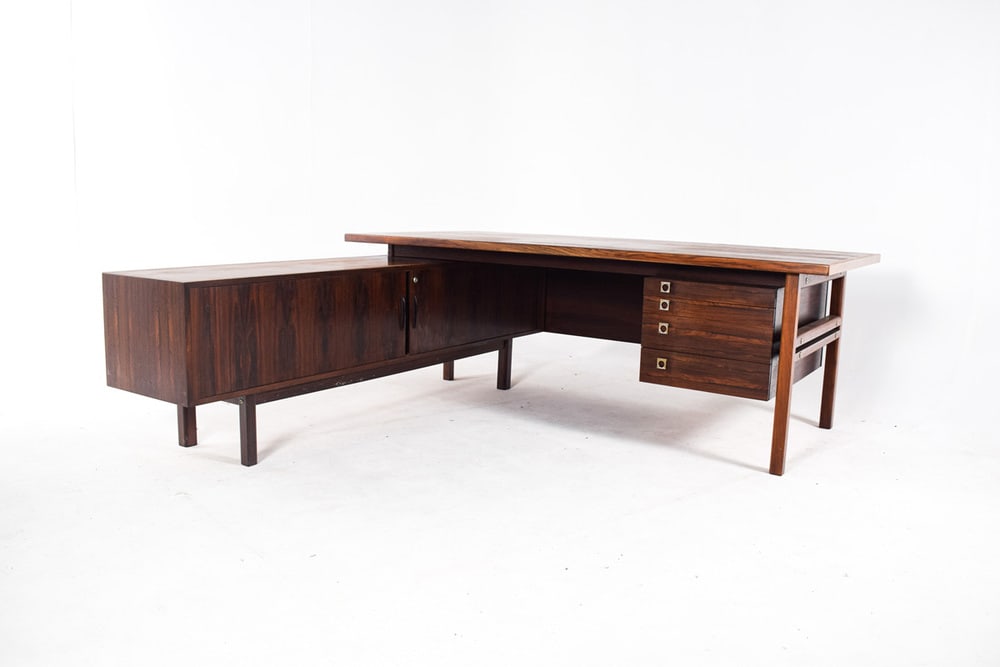 Rosewood Desk by Arne Vodder for Sibast, 1960 - 5