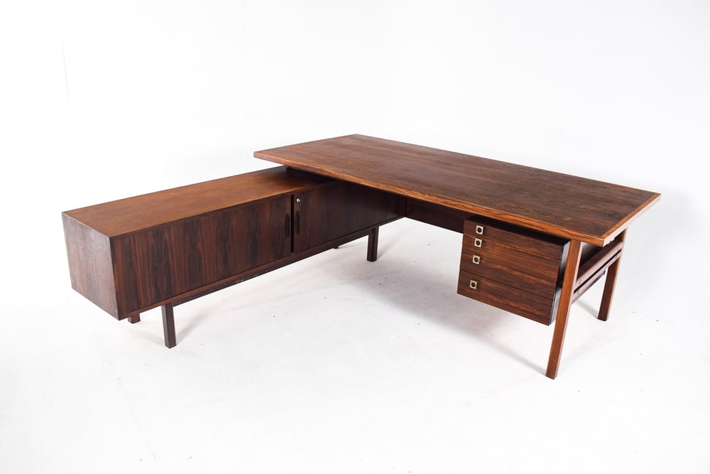 Rosewood Desk by Arne Vodder for Sibast, 1960 - 6