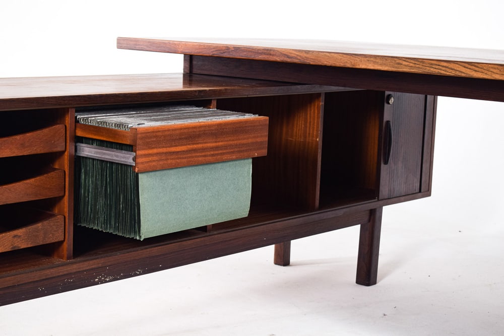 Rosewood Desk by Arne Vodder for Sibast, 1960 - 8