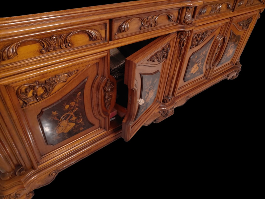 Bookcase and Sideboard from Cantù, 1970s, Set of 2 - 16