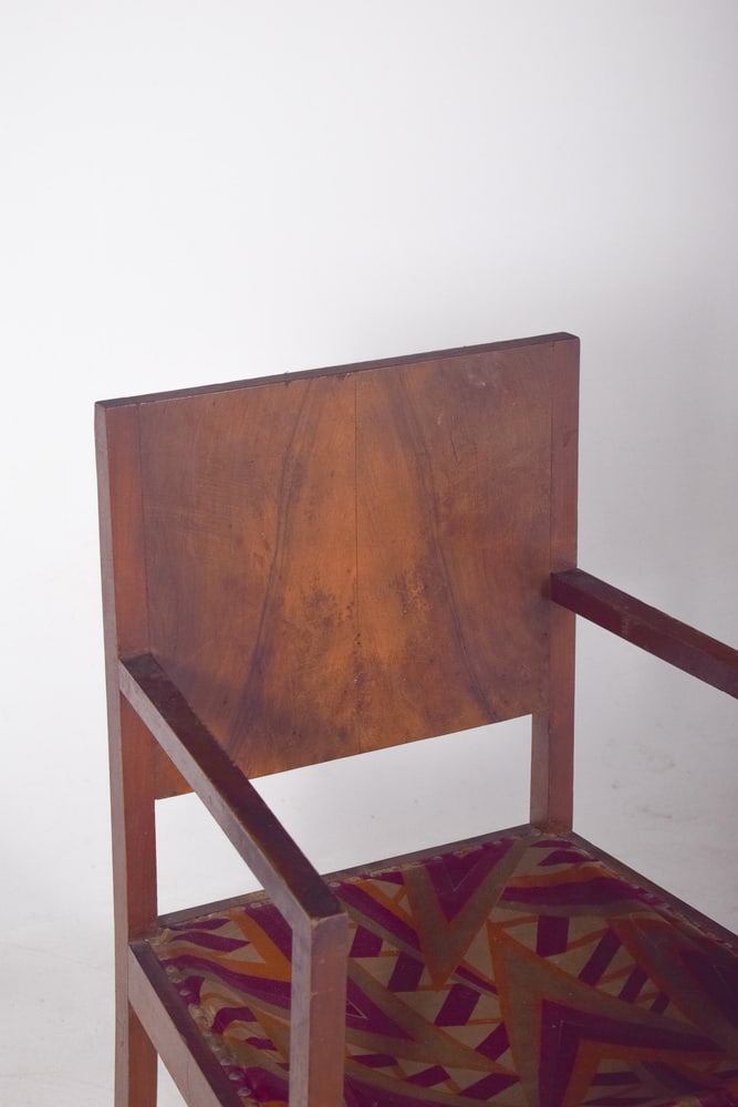 Vintage Armchair with Fabric Upholstery, 1970 - 4