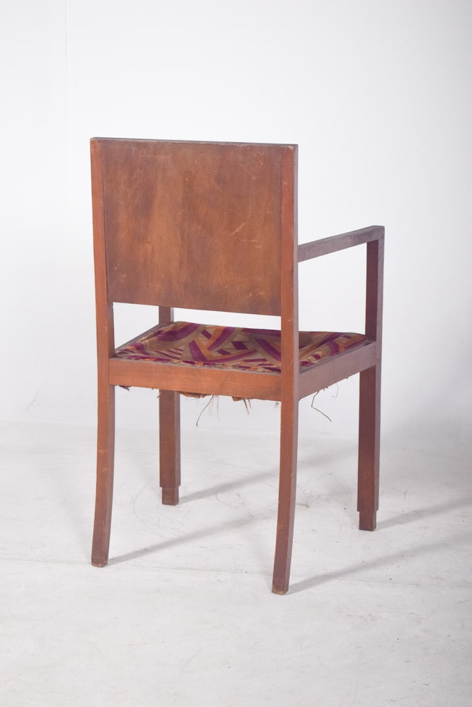 Vintage Armchair with Fabric Upholstery, 1970 - 7