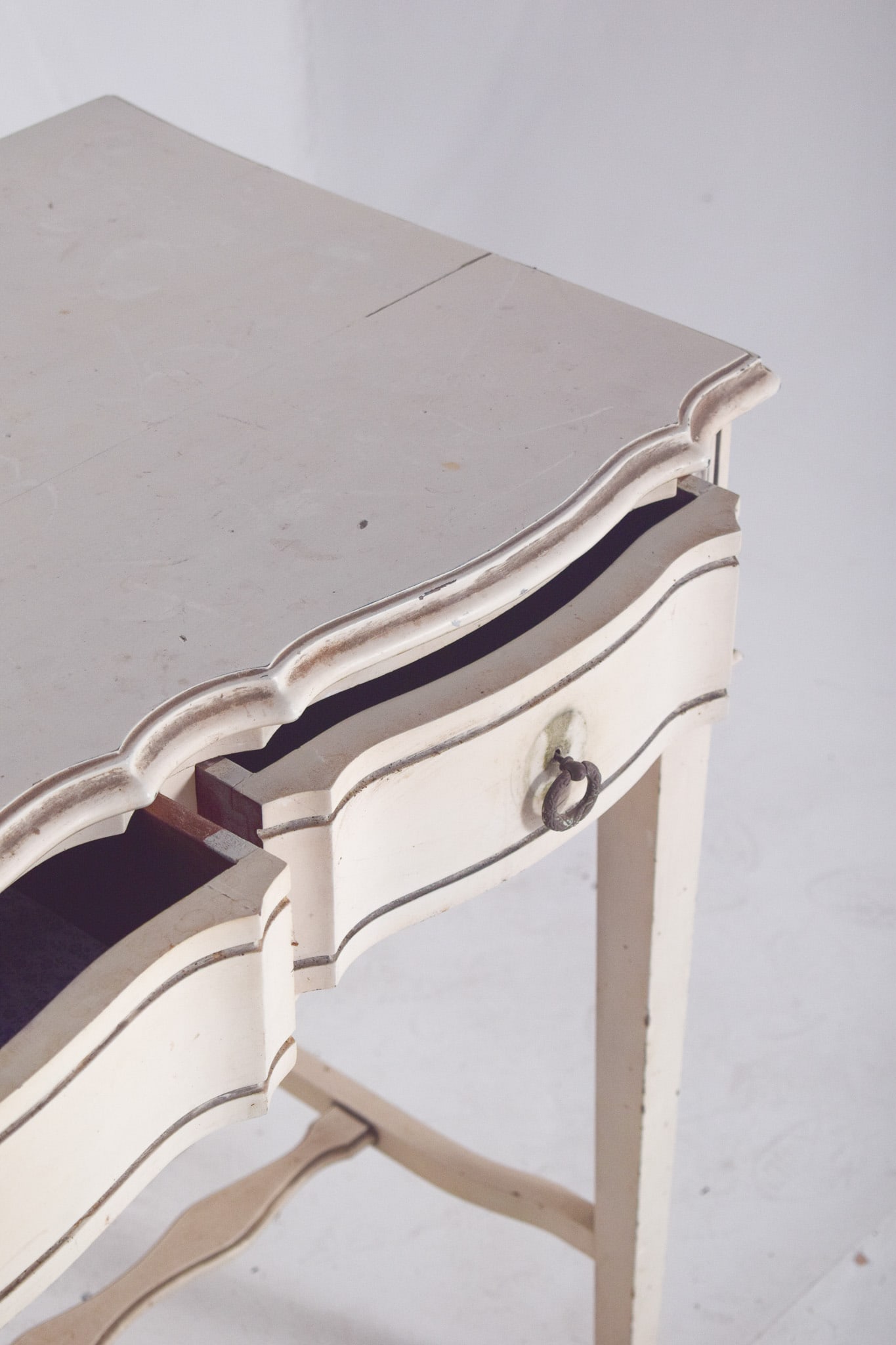 Portuguese White Painted Console, 1890s - 10