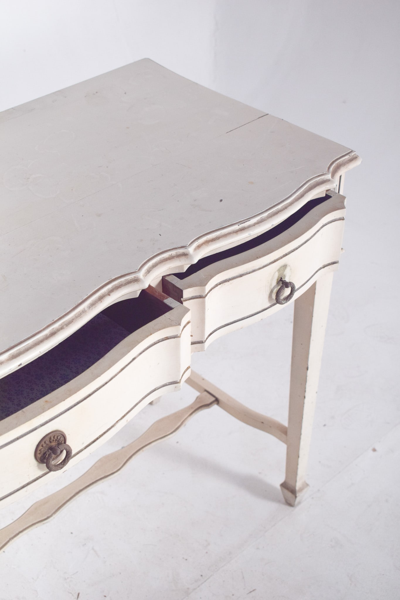 Portuguese White Painted Console, 1890s - 12