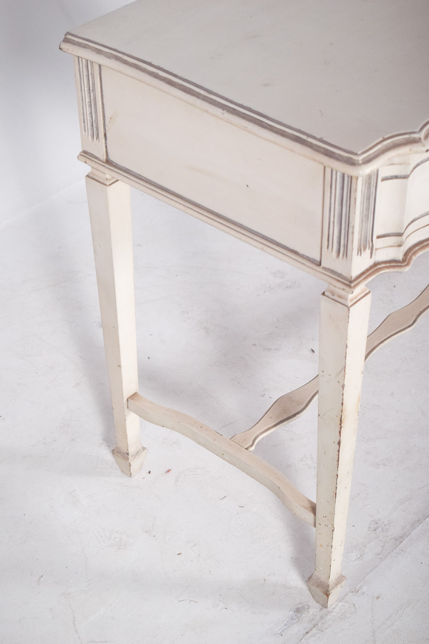 Portuguese White Painted Console, 1890s - 9