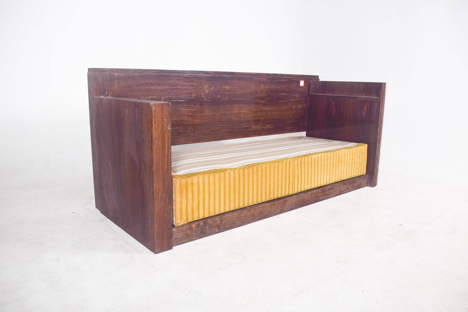 Art Deco French Macassar Veneered Sofa Bed, 1920 - 4