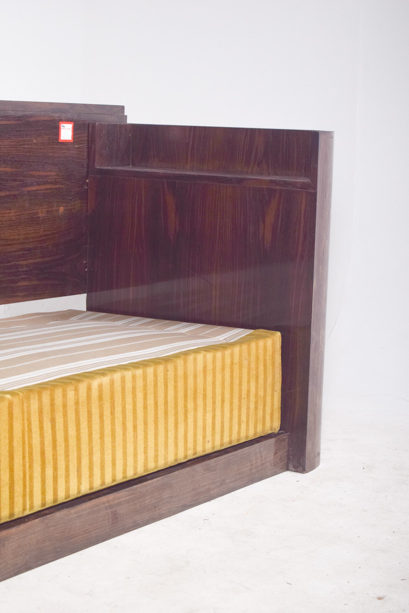 Art Deco French Macassar Veneered Sofa Bed, 1920 - 6