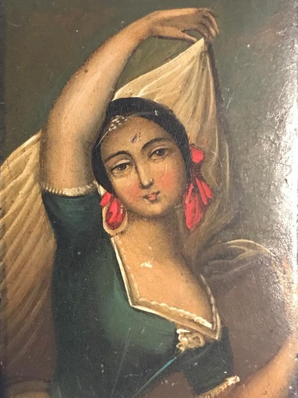 Wood Lacquered Boxes with Landscape Scenes, Set of 5 - 6