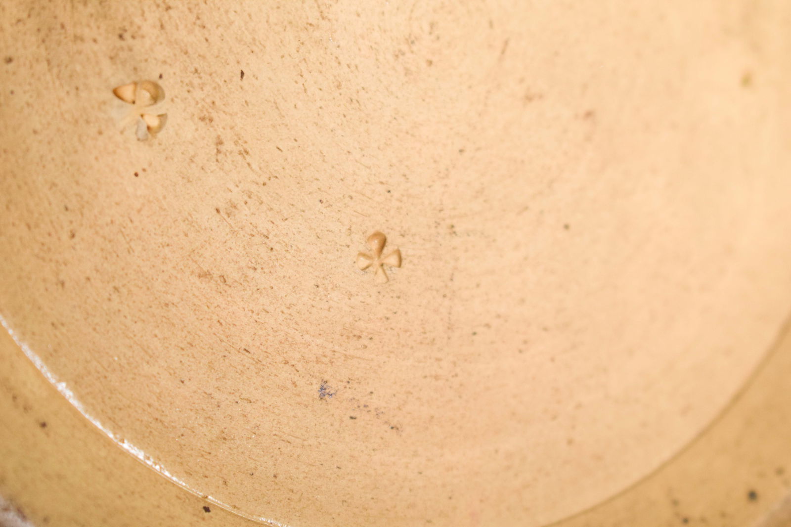 Pottery Cream-Colored Bulging Vases, 1910, Set of 2 - 9