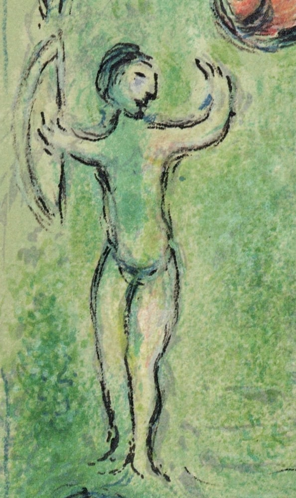 M. Chagall, Ulysses before Nausicaa from Odyssey - 5