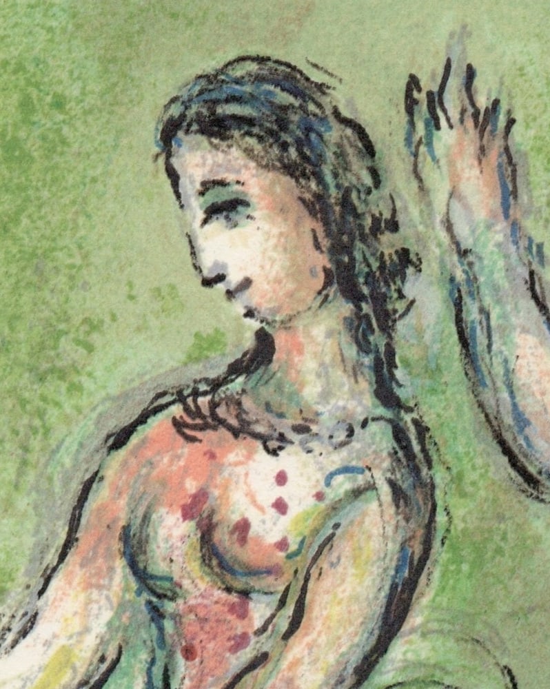 M. Chagall, Ulysses before Nausicaa from Odyssey - 8