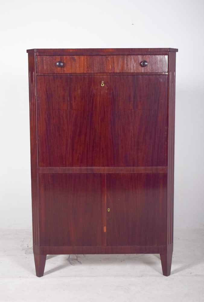 Portuguese Abattant Desk, 1890s - 4