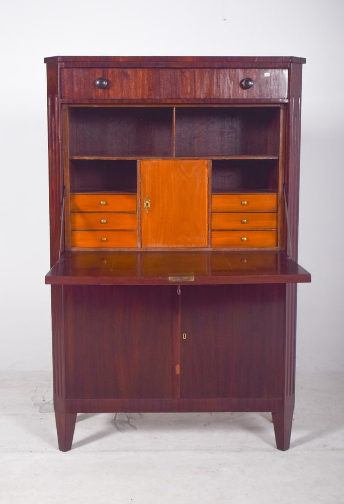 Portuguese Abattant Desk, 1890s - 7