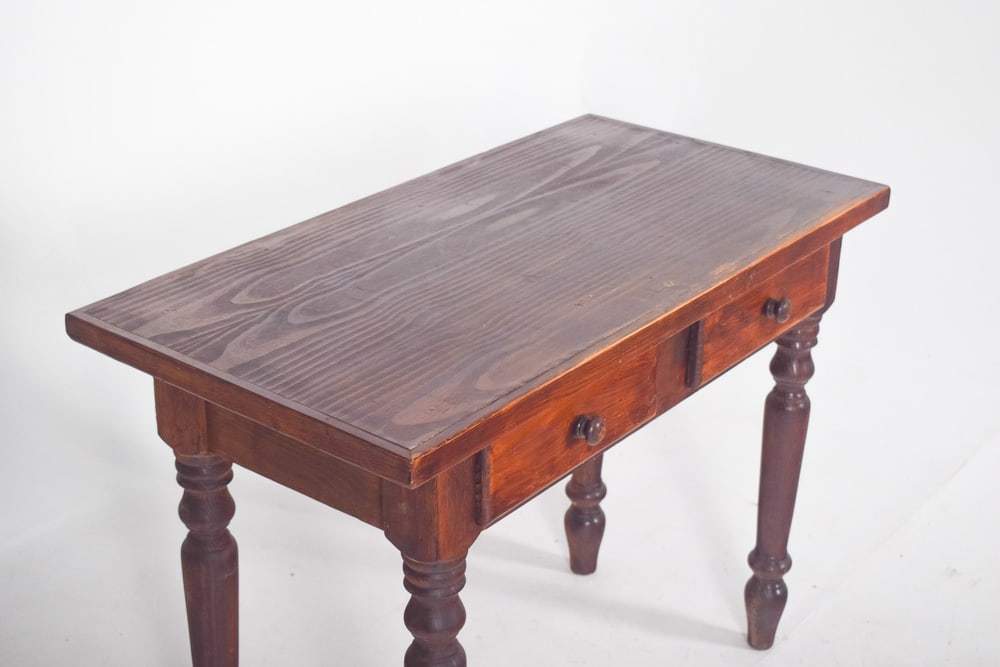 Portuguese Rustic Pine Kitchen Dining Table, 1950 - 5