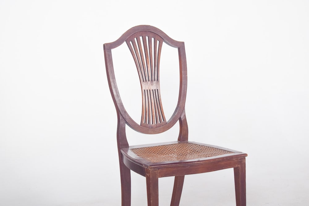 Portuguese Dining Chair with Straw Seat, 1950s - 2