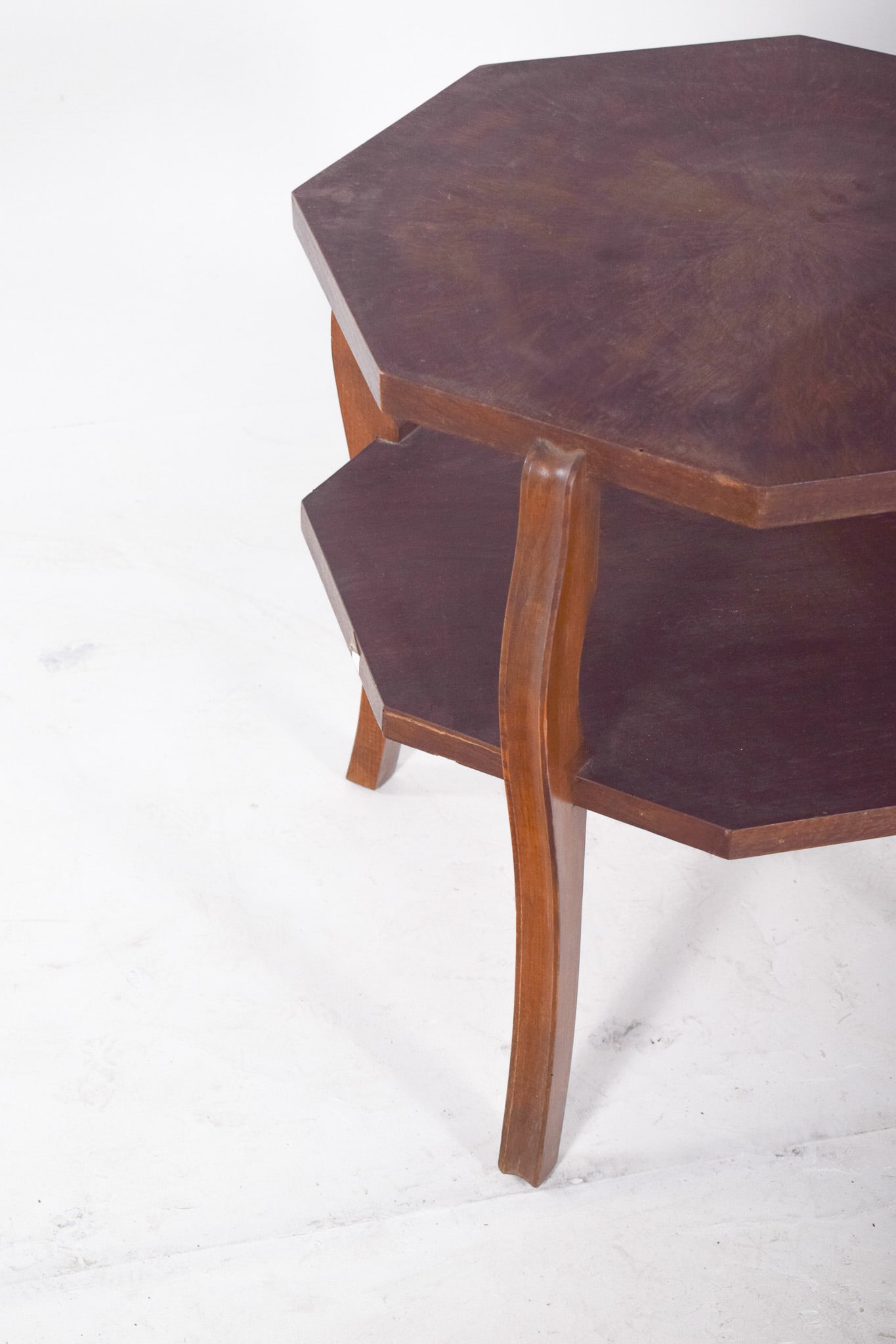 Portuguese Rustic Oak Coffee Table, 1930s - 4