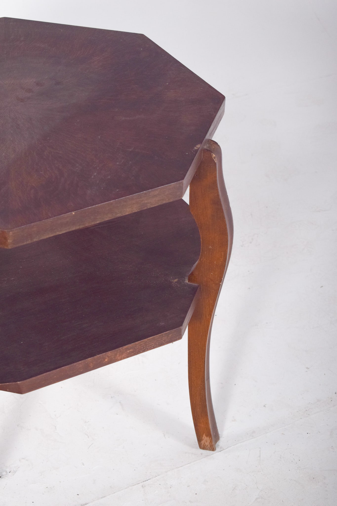 Portuguese Rustic Oak Coffee Table, 1930s - 6