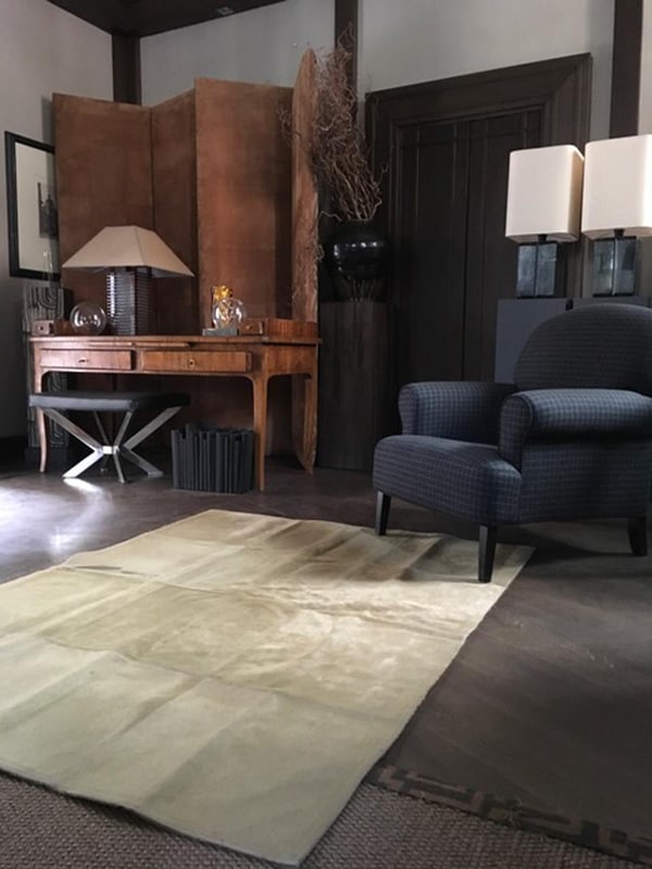 Postmodern Blond Leather Cow Rug, Italy, 1990s - 3