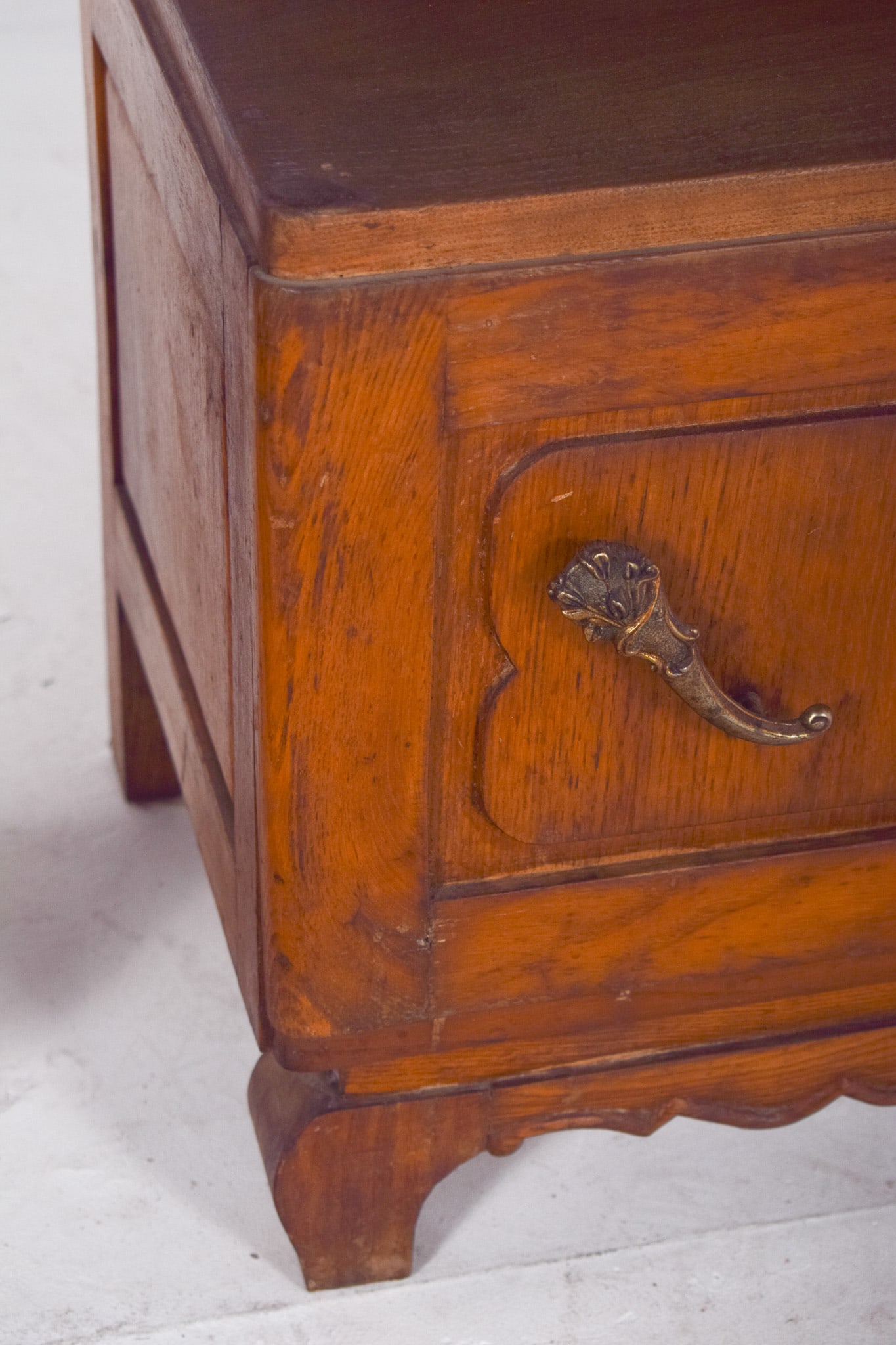 Portuguese Oak Bedside Tables, 1980s, Set of 2 - 9
