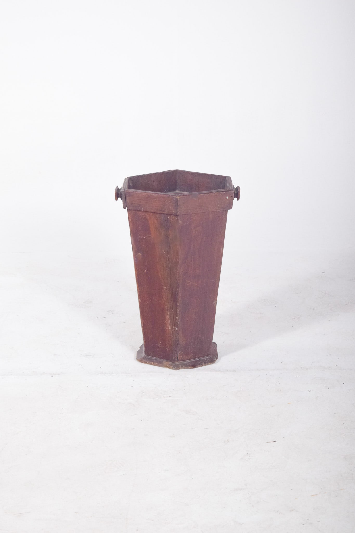 Mid-Century Portuguese Hexagonal Trash Can, 1950s - 2