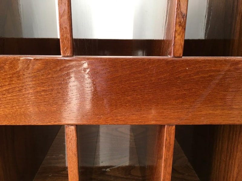 Mid-Century Modern Magazine Rack in Walnut, Italy - 6