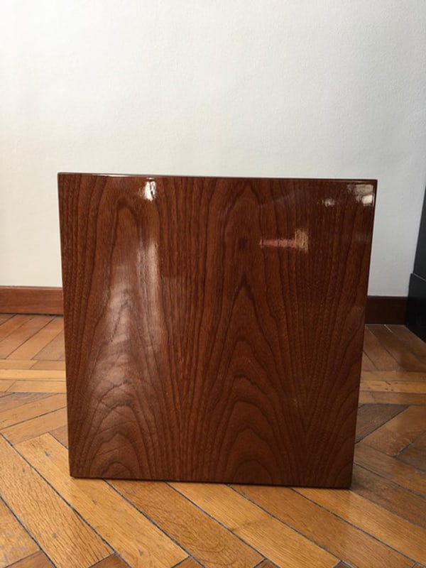 Mid-Century Modern Magazine Rack in Walnut, Italy - 7