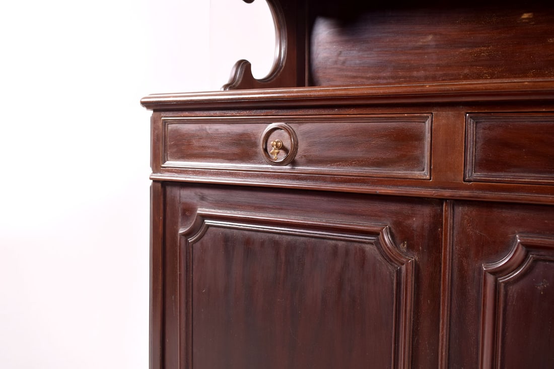 Antique Victorian Mahogany Sideboard, 1890s - 4
