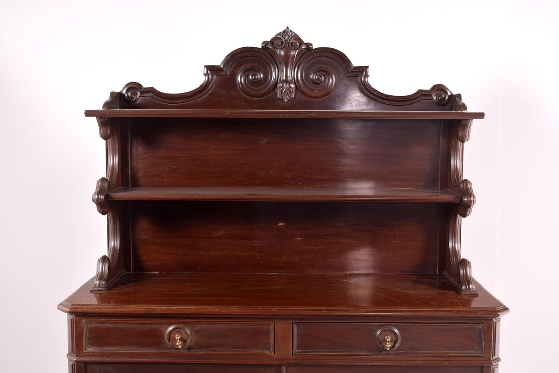 Antique Victorian Mahogany Sideboard, 1890s - 6