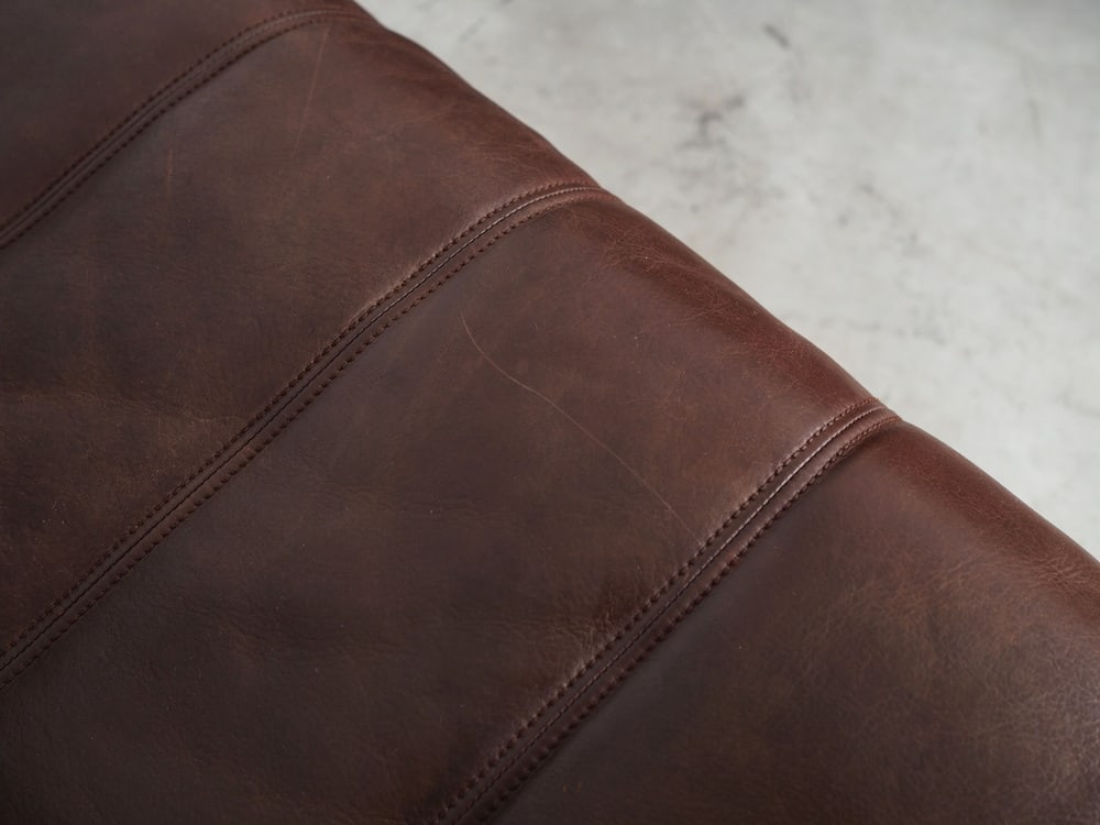 Swiss Brown Leather Sofa from de Sede, 1970s - 10