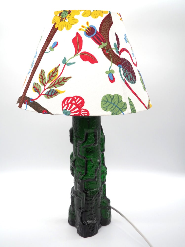 Glass Table Lamp by P. Kedelv for Reijmyre, 1960s - 3