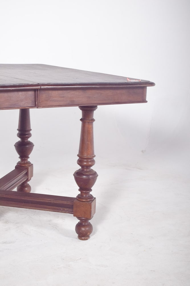 European Square Extendable Dining Table, 1890s - 6