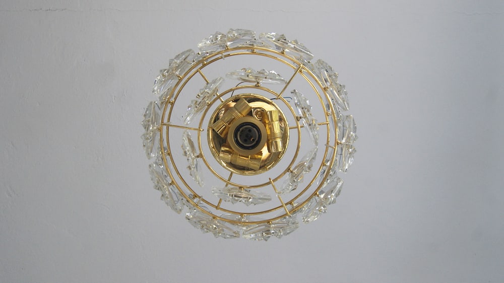 Chandelier Royal Kristall from Kinkeldey, 1960s - 6