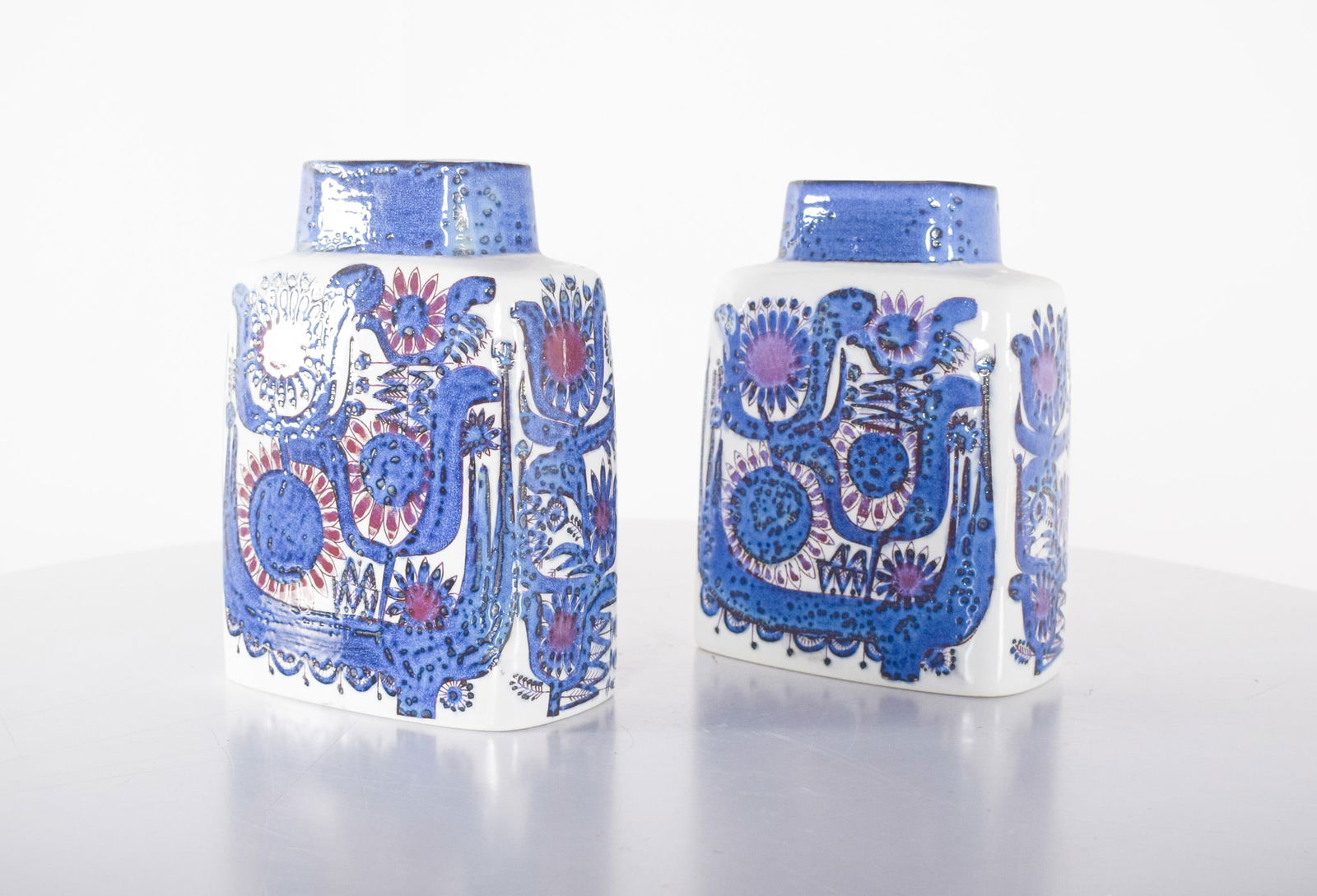 Pottery Tenera Vases from Royal Copenhagen, Set of 2 - 4