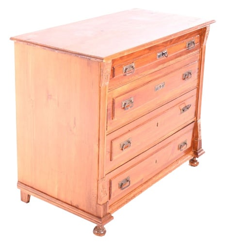 Antique Rustic Chest of Drawers in Pine, 1890s (1 of 8)