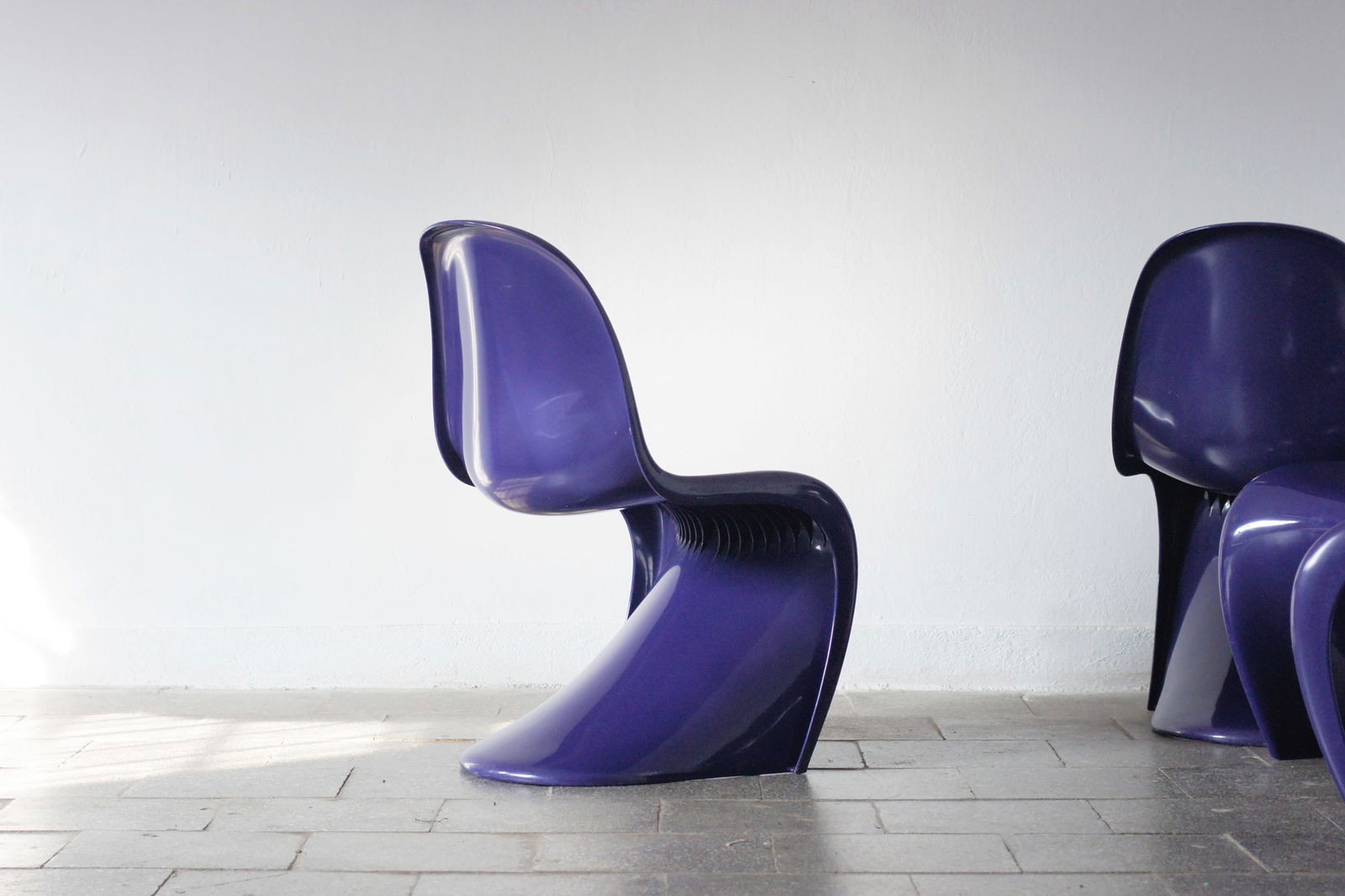 Purple Panton Chairs by Verner Panton, Set of 4 - 6