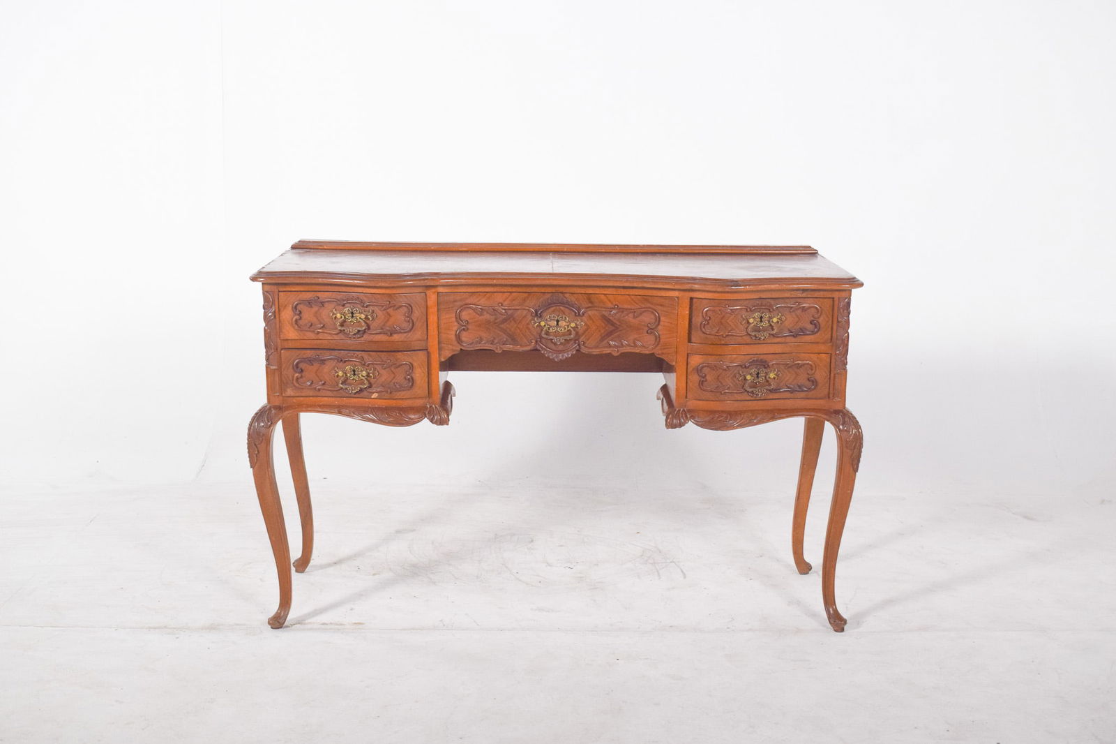 Vintage Dressing Table in Carved Wood, 1920s - 2